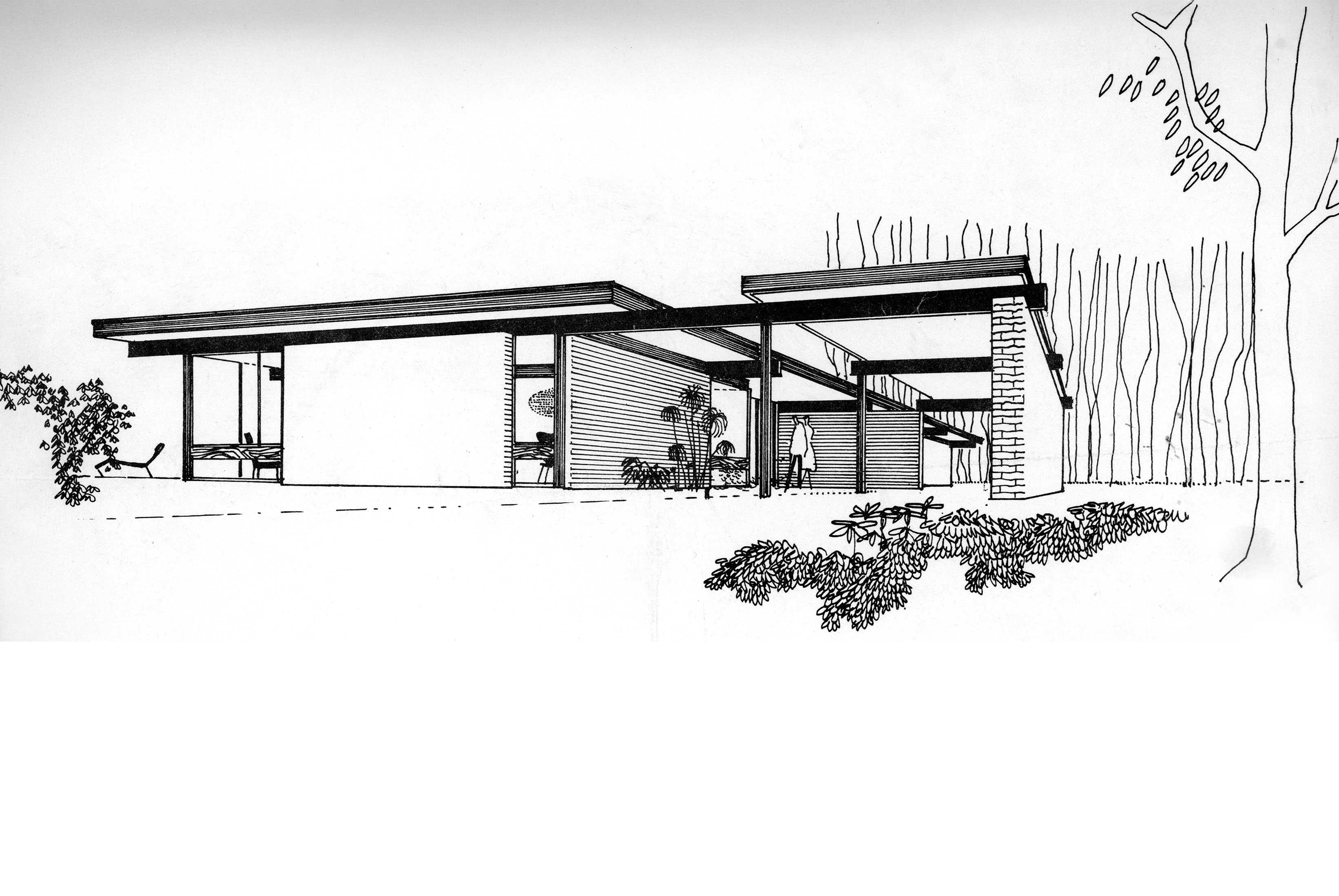 Illustrated Lowline home